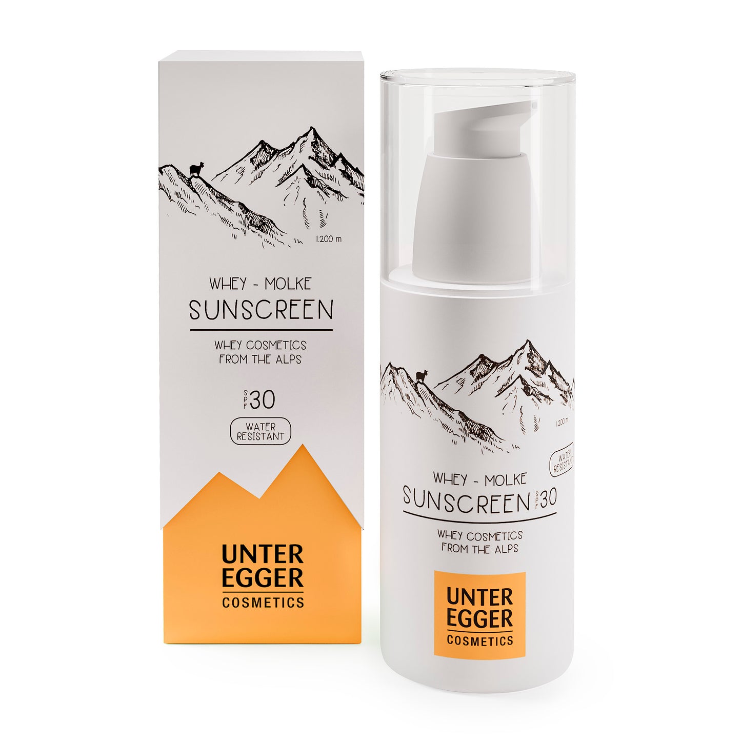 Wasserfeste Sonnencreme aus Molke, LSF 30, 150 ml