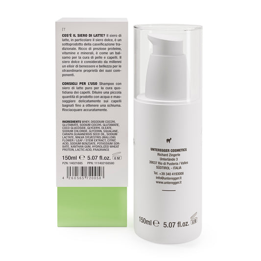 Shampoo al siero di latte delicato per cuoio capelluto sensibile, 150 ml