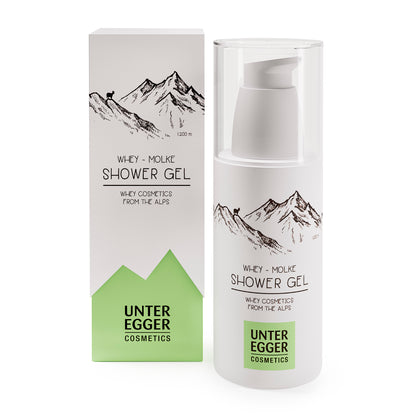 Gel doccia rinfrescante al siero di latte per pelli sensibili e secche, 150 ml