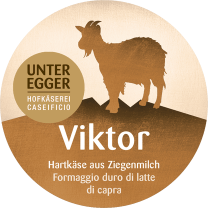 VIKTOR, kräftiger Hartkäse aus 100% Ziegenrohmilch, ca. 300g