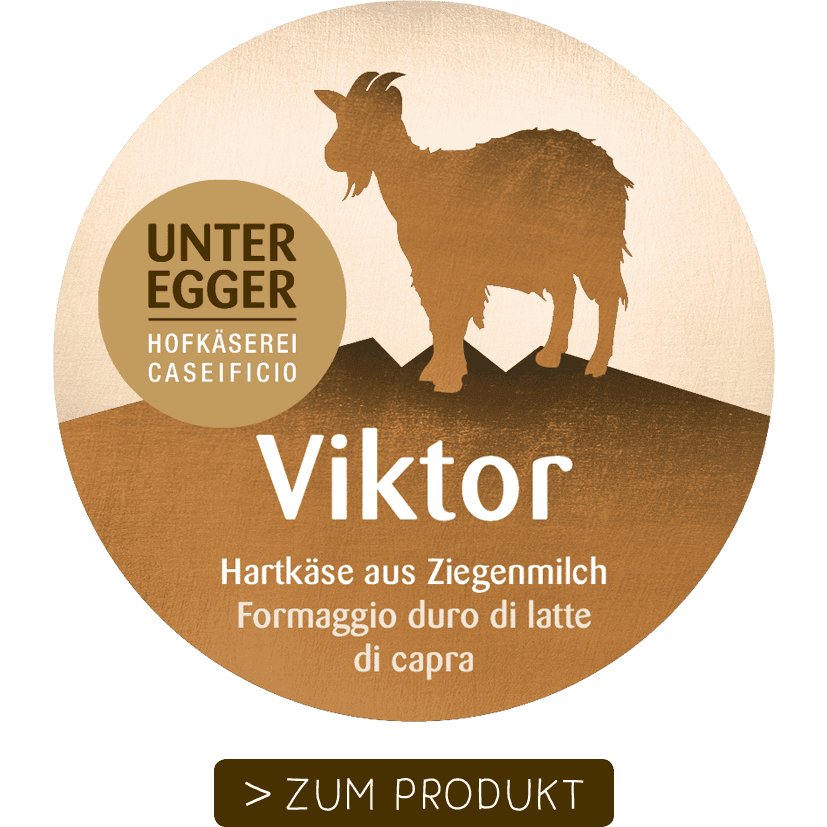 Hofkäserei Unteregger | Viktor Hartkäse aus Ziegenmilch